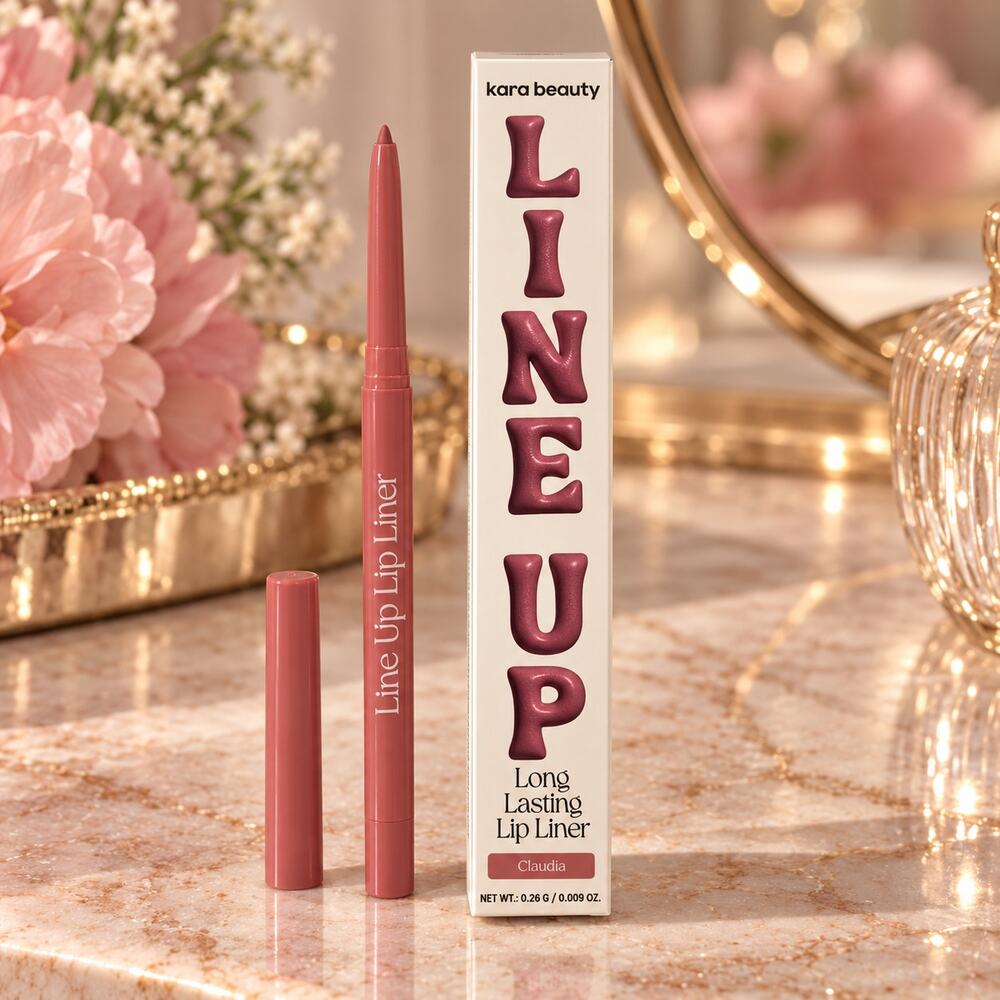 KARA Beauty Line Up Lip Liner Claudia Mauve Pink Long Lasting NIB